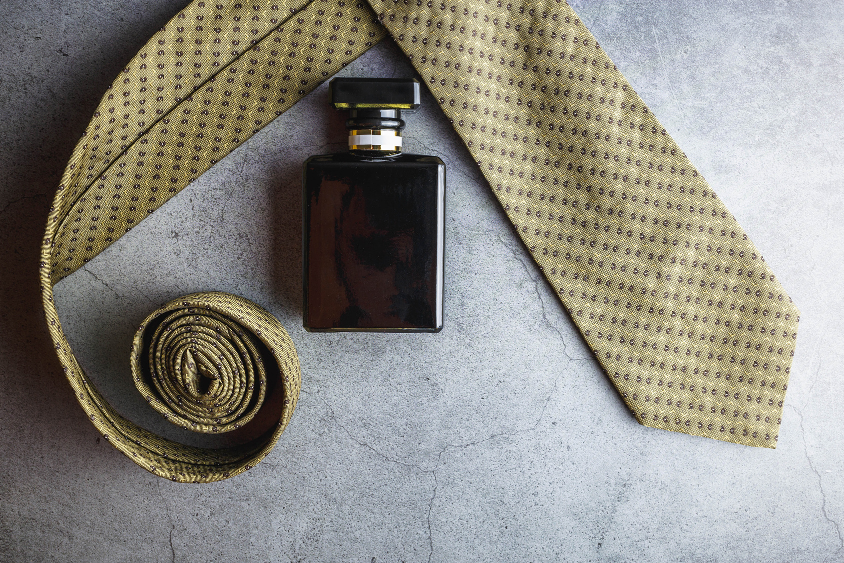 Black Perfume Bottle, Perfume Concept for Men